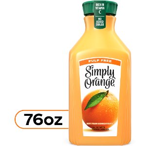 save 1 50 on simply orange juice 76 fl oz pickup or delivery only Food-4-less Coupon