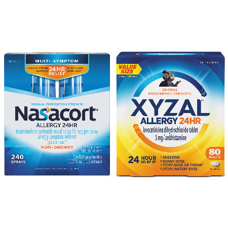 save 8 00 on any one 1 xyzal 80 ct or nasacort 240 ct product King-soopers Coupon