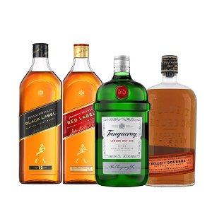Johnnie Walker Whisky - Blended Scotch JW Black Label, 1.750 L