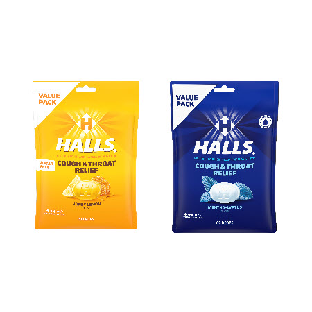 save 1 00 on any one 1 halls cough drops 70 ct 80 ct Food-4-less Coupon