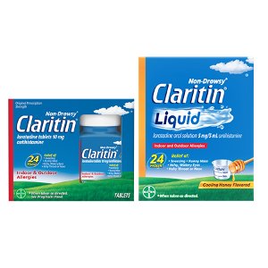 save 5 00 on any one 1 non drowsy claritin 20ct or larger cooling honey flavored liquid 8oz Frys Coupon