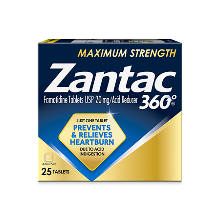 save 2 00 on any one 1 zantac 360 25ct or larger Food-4-less Coupon