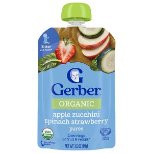 save 2 00 on 3 gerber organic pouch Food-4-less Coupon