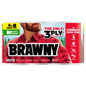 5 99 brawny paper towels Food-4-less Coupon