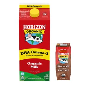buy one 1 horizon organic half gallon milk get one 1 8 oz free Fred-meyer Coupon