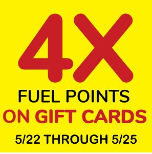 get 4x fuel points Harris-teeter Coupon
