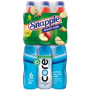 save 2 on snapple or core water 6pks pickup or delivery only Food-4-less Coupon