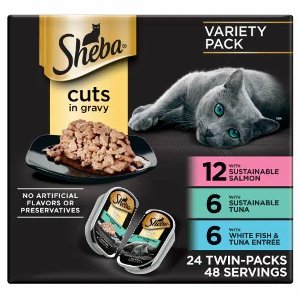 save 5 00 on sheba wet cat food Food-4-less Coupon