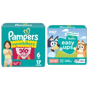 save 1 00 on pampers diapers 13 32 ct Frys Coupon