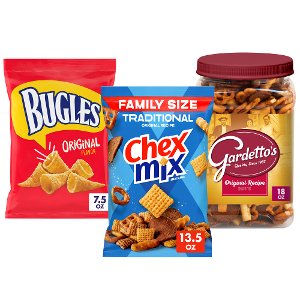 save 0 75 on 2 chex mix bugles gardettos products Kroger Coupon