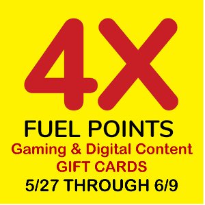 get 4x fuel points Frys Coupon