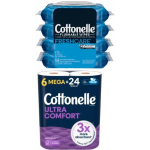save 2 00 on cottonelle bath tissue or wipes Food-4-less Coupon