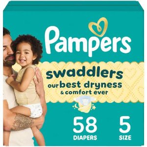 save 4 00 on pampers swaddlers diapers Food-4-less Coupon