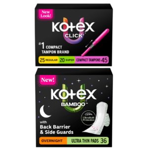 save 2 00 on kotex click tampons or bamboo pads Food-4-less Coupon