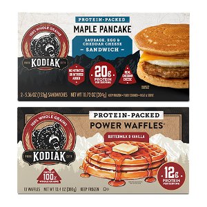 save 1 50 on select kodiak frozen breakfast pickup or delivery only Food-4-less Coupon