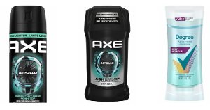 3 99 axe or degree deodorants Food-4-less Coupon