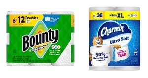 9 99 bounty or charmin Fred-meyer Coupon