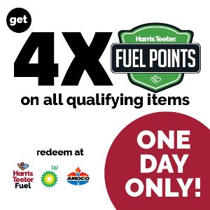 friday may 22 get 4x fuel points Harris-teeter Coupon