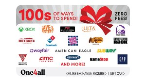 get 200 bonus fuel points on a one4all gift card Harris-teeter Coupon
