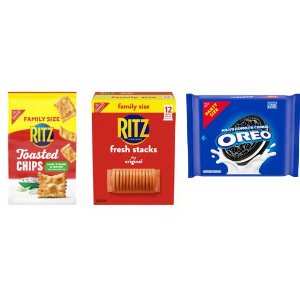 save 1 00 on nabisco family size cookies or crackers Kroger Coupon