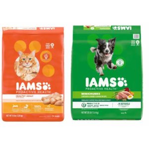 save 5 00 on iams dry cat or dog food Food-4-less Coupon