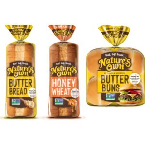 save 1 00 on natures own bread or buns Kroger Coupon