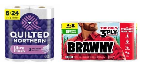 5 99 brawny or quilted northern Fred-meyer Coupon
