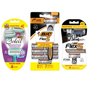 save 3 00 on bic large razor flex5 or soleil sensitive advanced Fred-meyer Coupon
