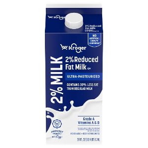 Kroger® 2% Reduced Fat Milk Bottle, 59 oz - Kroger