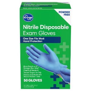 Kroger® Powder-Free Vinyl Disposable Exam Gloves, 50 ct - Gerbes