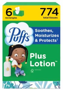 Puffs Plus Lotion Mega Cube Facial Tissue, 1 pk / 72 ct - Kroger