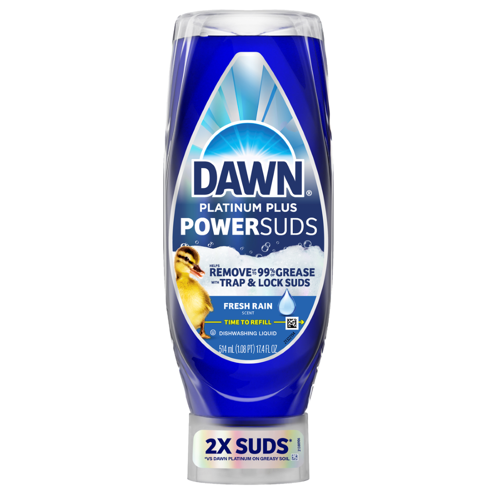 Dawn Platinum EZ Squeeze Dish Soap Dishwashing Liquid Tough Grease